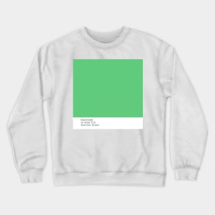 pantone 14-0156 TCX Summer Green Crewneck Sweatshirt